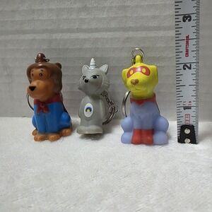 LOT OF 3 American Heart Association Crew  Keychains 2 Dogs And A Unicorn‎ Fox